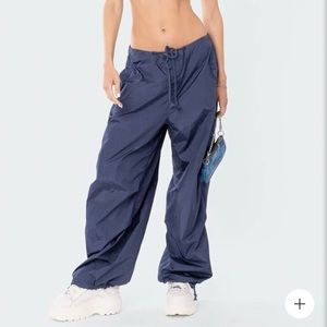 Edikted Rian Nylon Cargo Pants